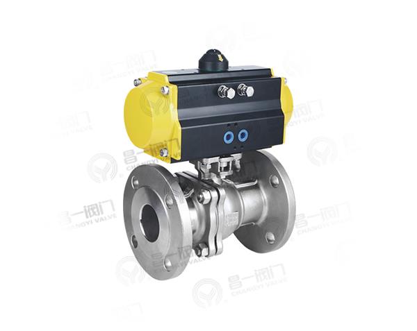 C236P 二片式國(guó)標(biāo)氣動(dòng)法蘭球閥